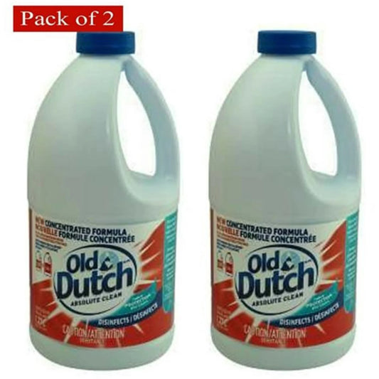 Old Dutch Disinfecting Bleach, 2 × 1.27 L