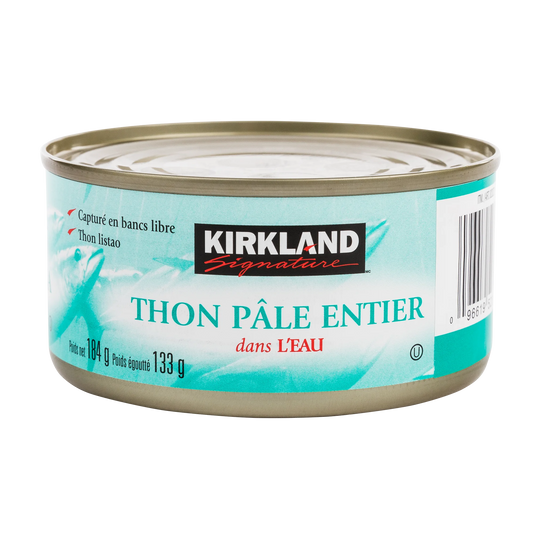 Kirkland Signature Solid Light Tuna in Water, 8 × 184 g