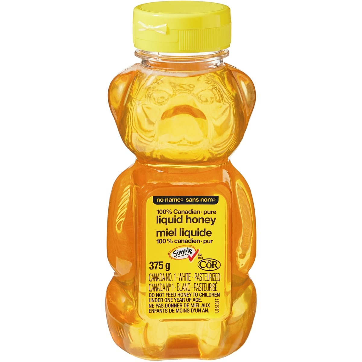 No Name 100% Canadian Pure Liquid Honey, 375 g