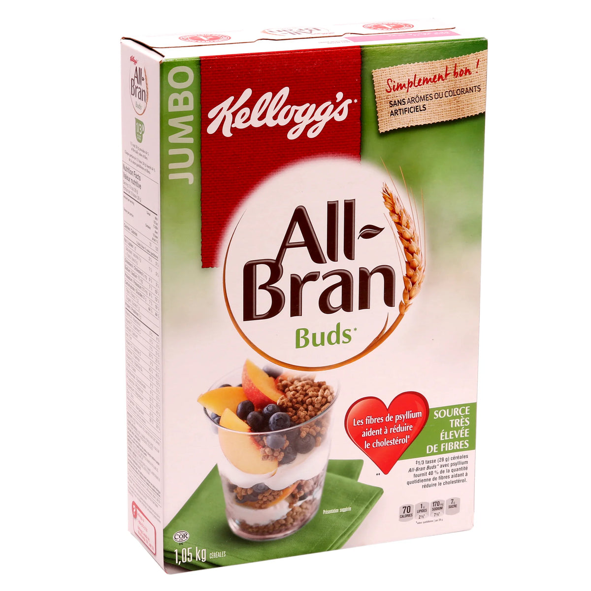 Kellogg's All-Bran Buds Cereal, 1.05 kg