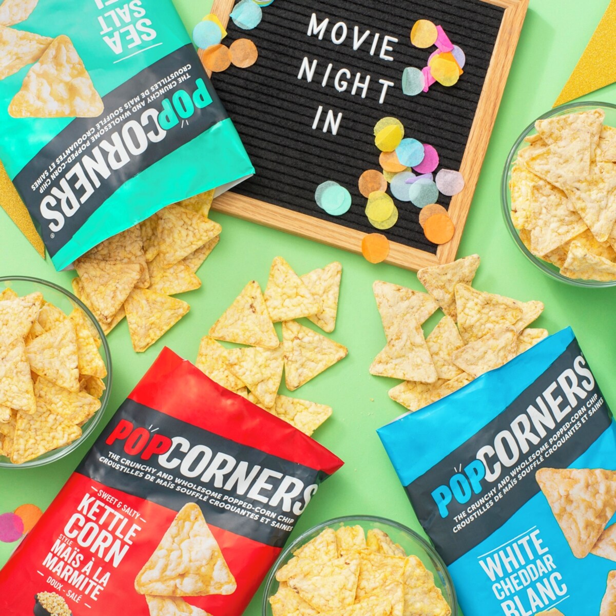 PopCorners Sweet & Salty Kettle Corn Style Flavoured Popped-Corn Chips, 142 g