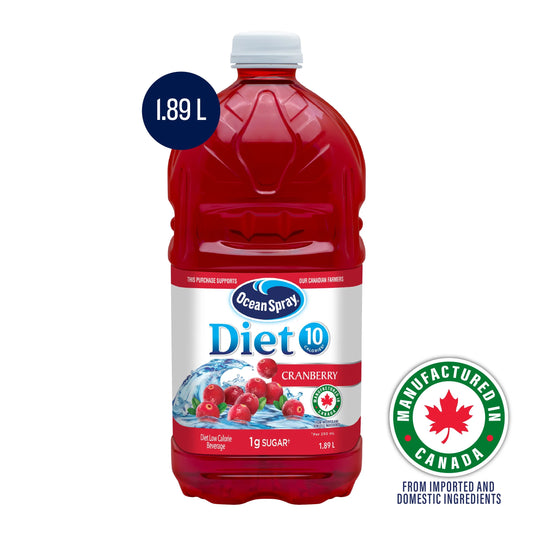 Ocean Spray Diet Cranberry Low Calorie Beverage, 1.89 L