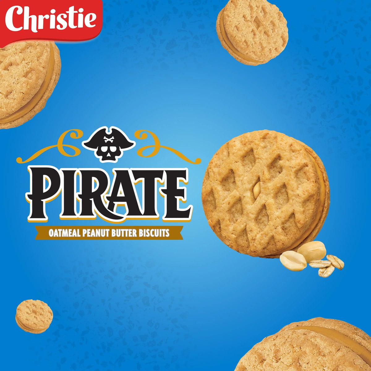 Peek Freans Pirate Oatmeal Peanut Butter Cookies, 300 g