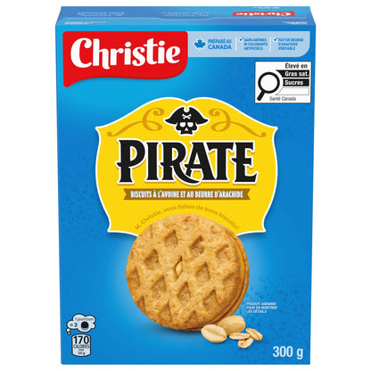 Peek Freans Pirate Oatmeal Peanut Butter Cookies, 300 g