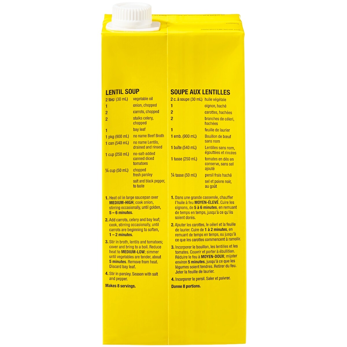 No Name Beef Broth, 900 mL
