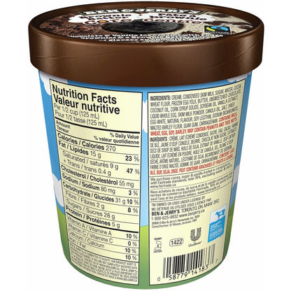 Ben & Jerry's Brownie Batter Core Ice Cream, 473 mL