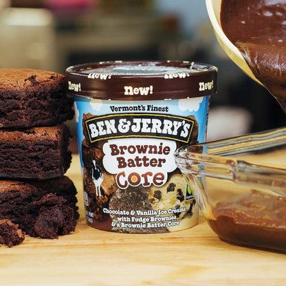 Ben & Jerry's Brownie Batter Core Ice Cream, 473 mL