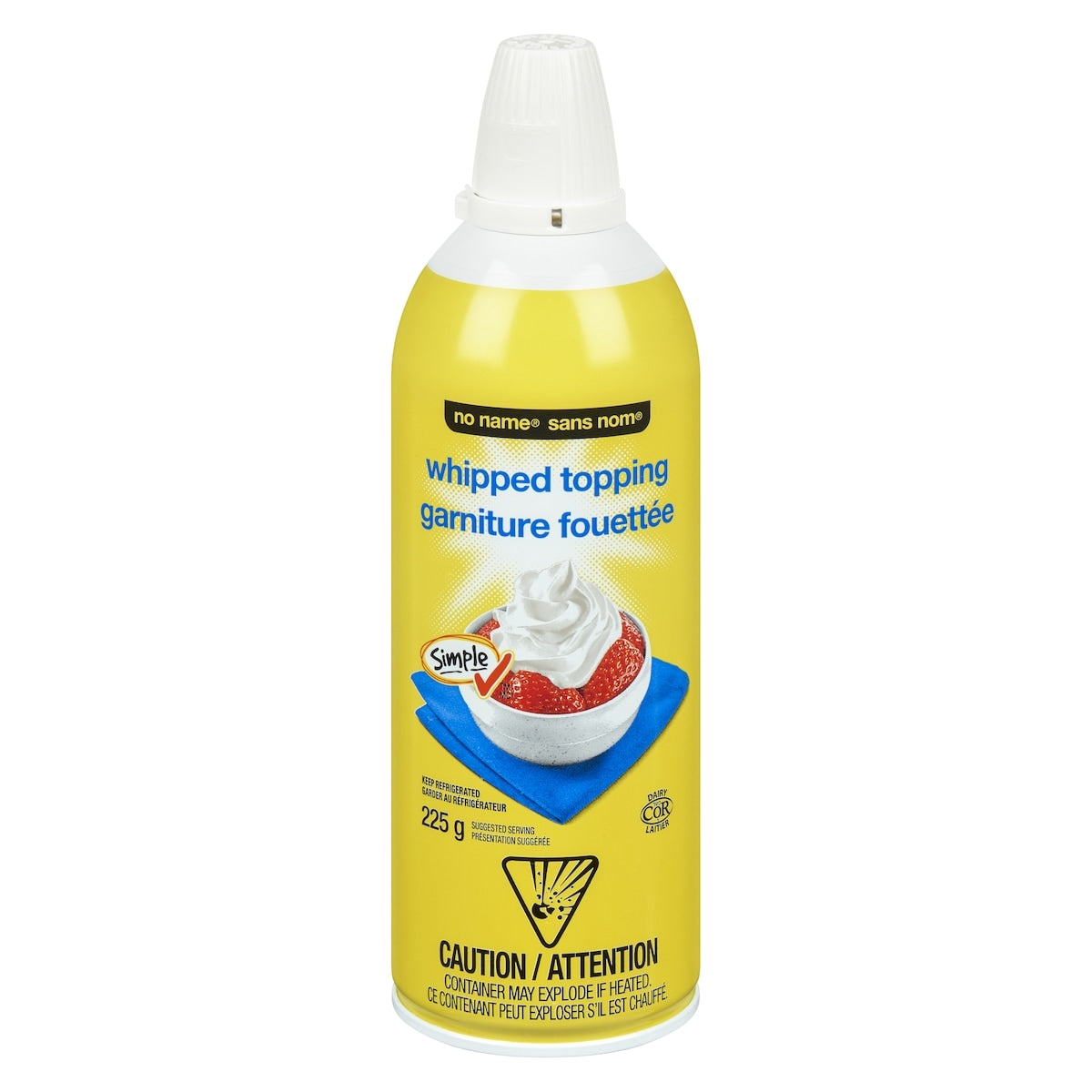 No Name Whipped Topping, 225 g