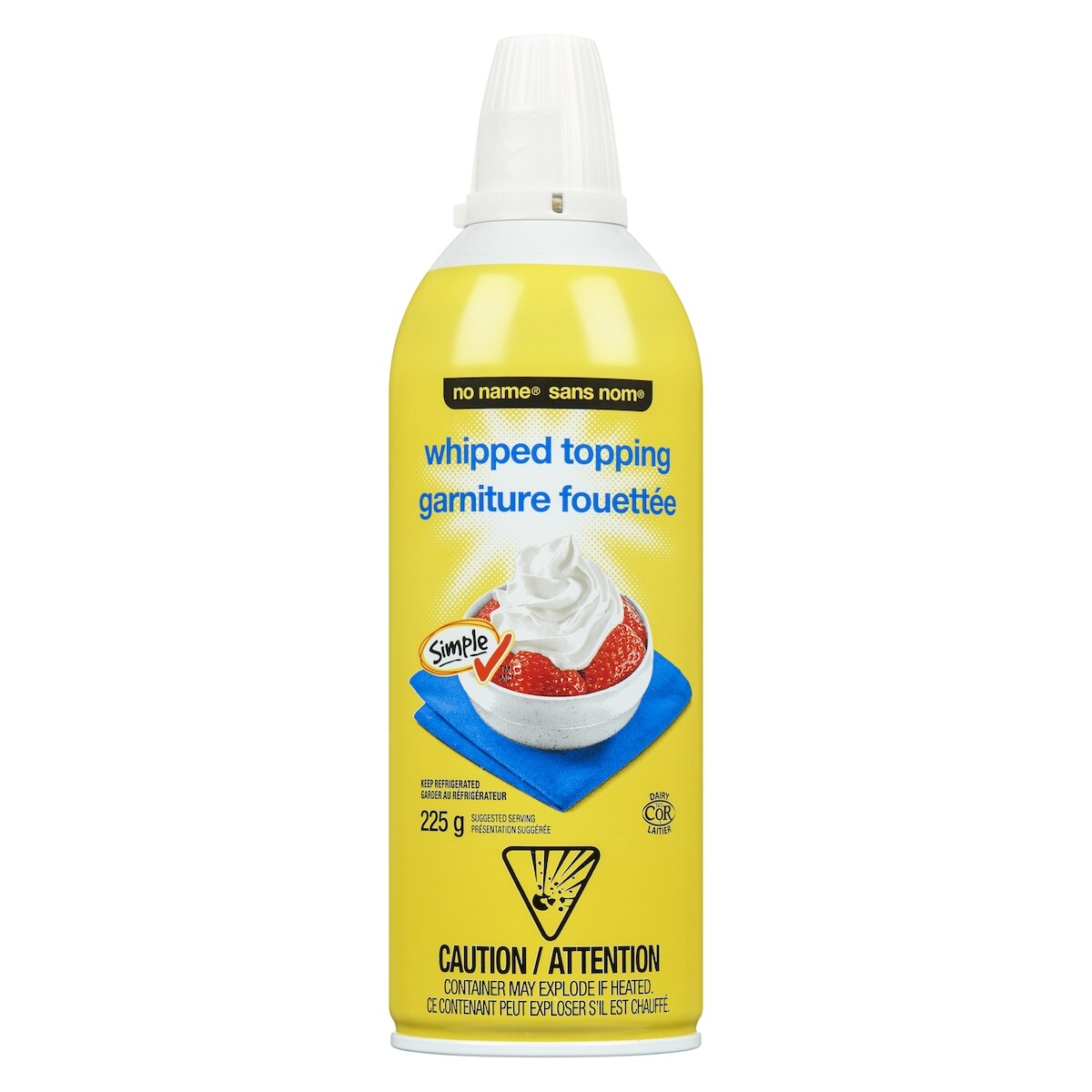 No Name Whipped Topping, 225 g