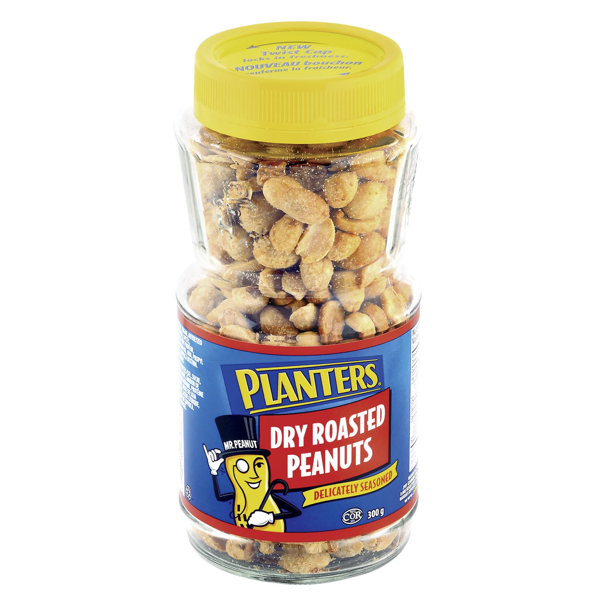 Planters Dry Roasted Peanuts Jars, 12 × 300 g