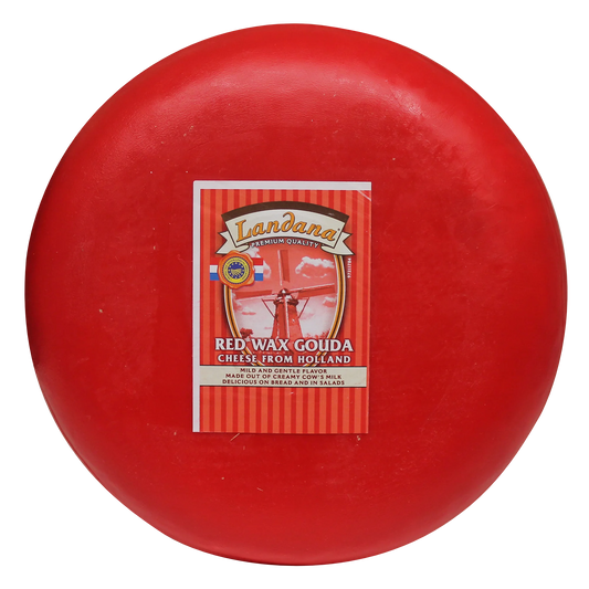 Landana Red Wax Gouda, 4 kg average weight