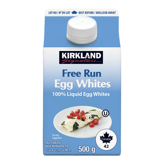 Kirkland Signature Free Run Liquid Egg Whites, 4 × 500 g