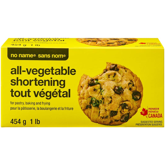 No Name All-Vegetable Shortening, 454 g