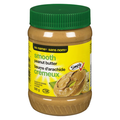 No Name Smooth Peanut Butter, 500 g