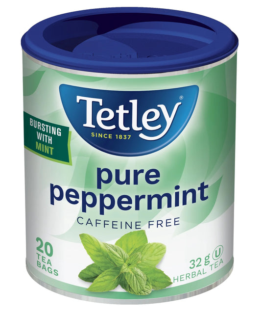 Tetley Pure Peppermint Tea Bags, 20 Pack, 32 g
