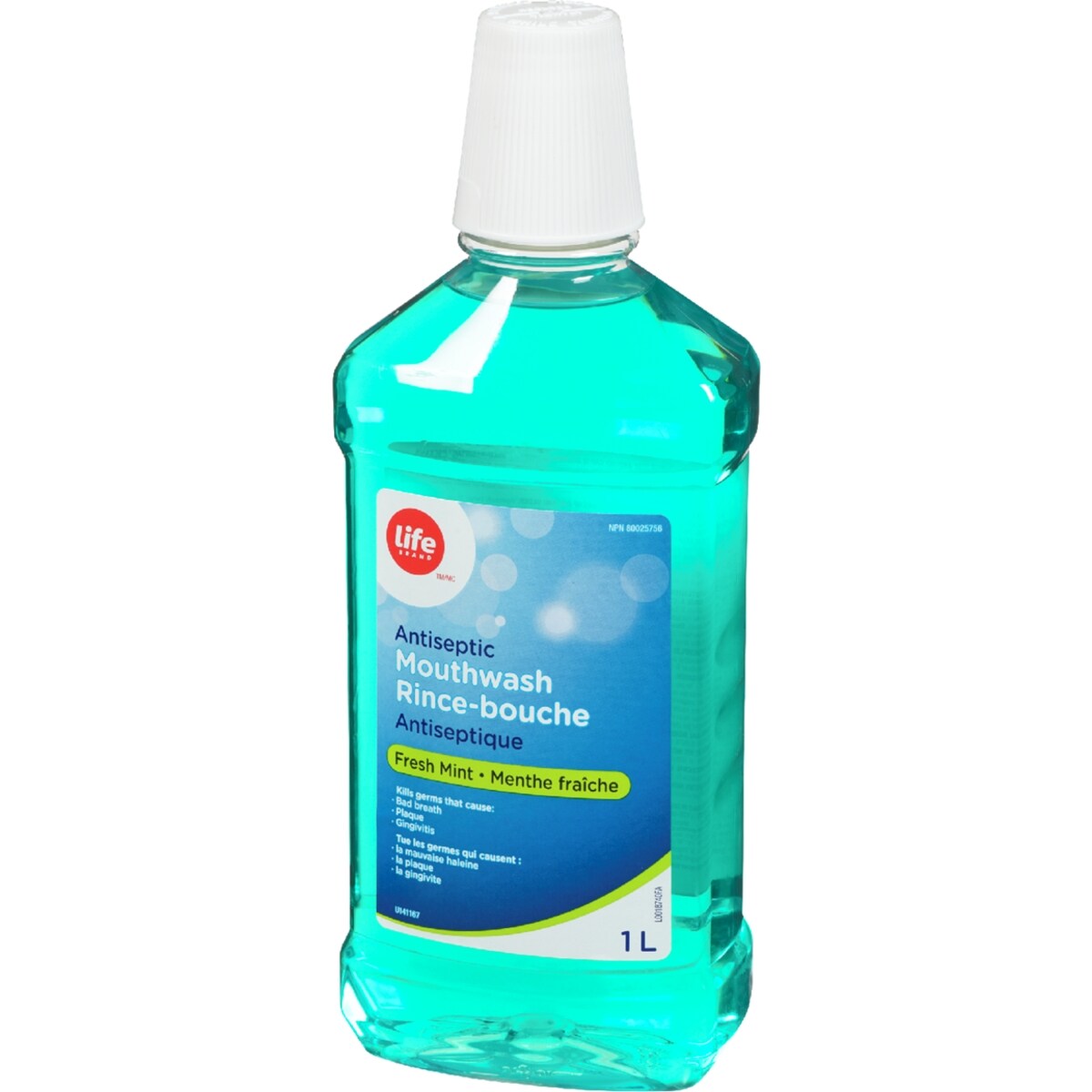 Life Brand Antiseptic Mouthwash Original, 1000 mL