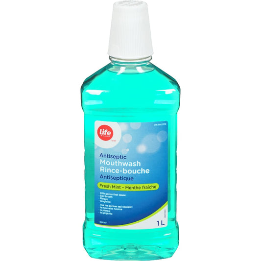 Life Brand Antiseptic Mouthwash Original, 1000 mL