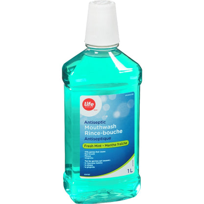Life Brand Antiseptic Mouthwash Original, 1000 mL