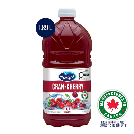 Ocean Spray Cran-Cherry ® Cranberry Cherry Cocktail, 1.89 L