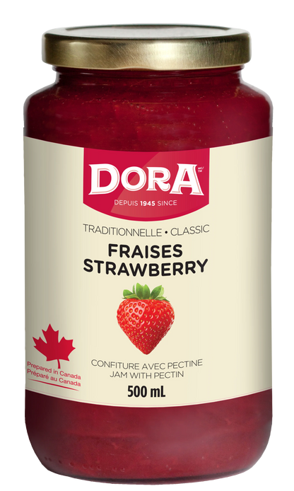Dora Strawberry Traditional Jam With Pectin, 500 mL