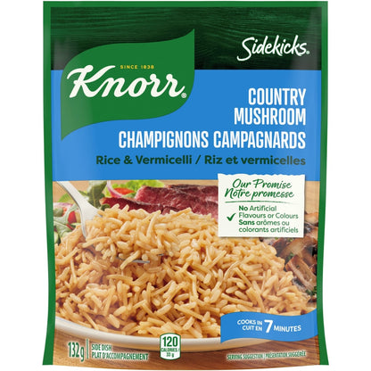 Knorr Sidekicks Country Mushroom Rice & Vermicelli, 132 g