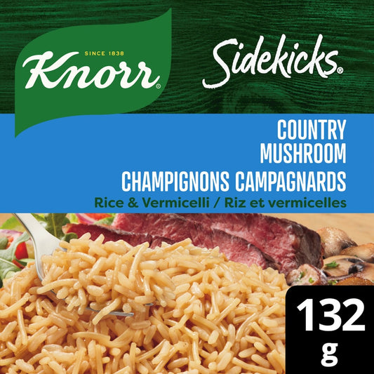 Knorr Sidekicks Country Mushroom Rice & Vermicelli, 132 g