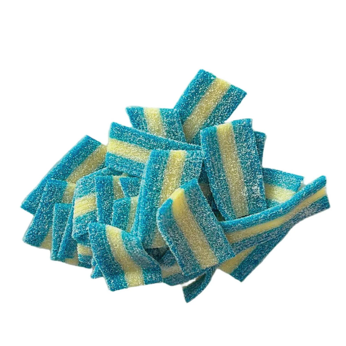 Gummy Rush Sour Belt Bites Blue Raspberry, 60 g