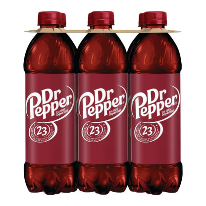 Dr Pepper Soda, 6 × 710 mL