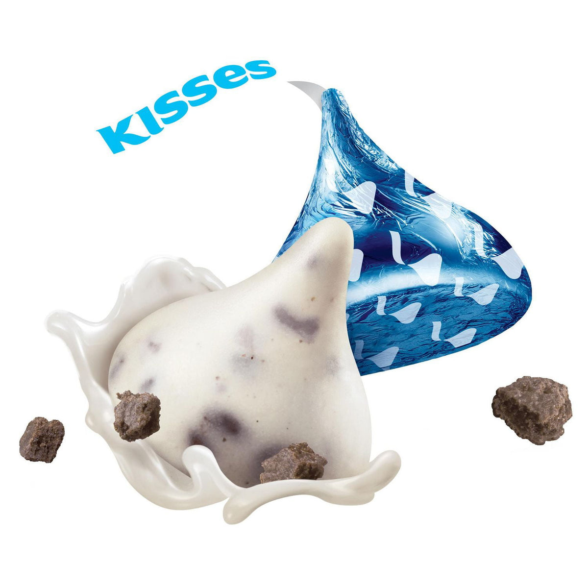 HERSHEY'S KISSES Cookies 'N' Creme Holiday Candy, 180 g