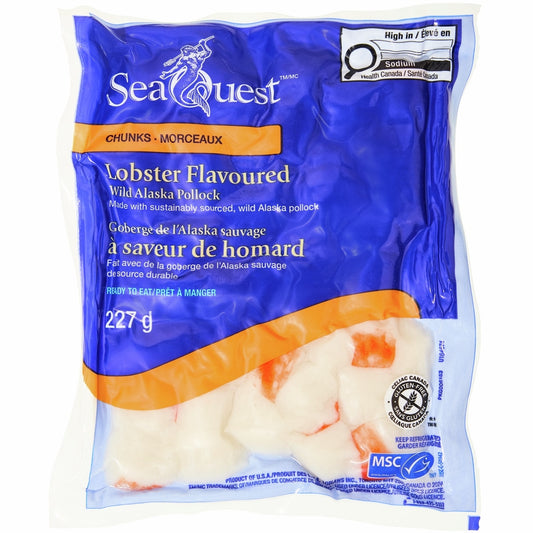 Seaquest Lobster Flavoured Wild Alaska Pollock Chunks, 227 g