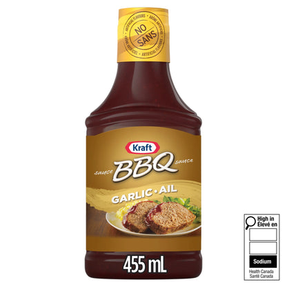 Kraft Garlic BBQ Sauce, 455 mL