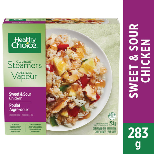 Healthy Choice Gourmet Steamers Sweet & Sour Chicken Frozen Meal, 283 g