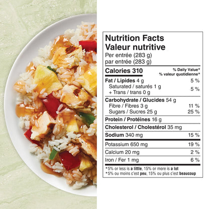 Healthy Choice Gourmet Steamers Sweet & Sour Chicken Frozen Meal, 283 g