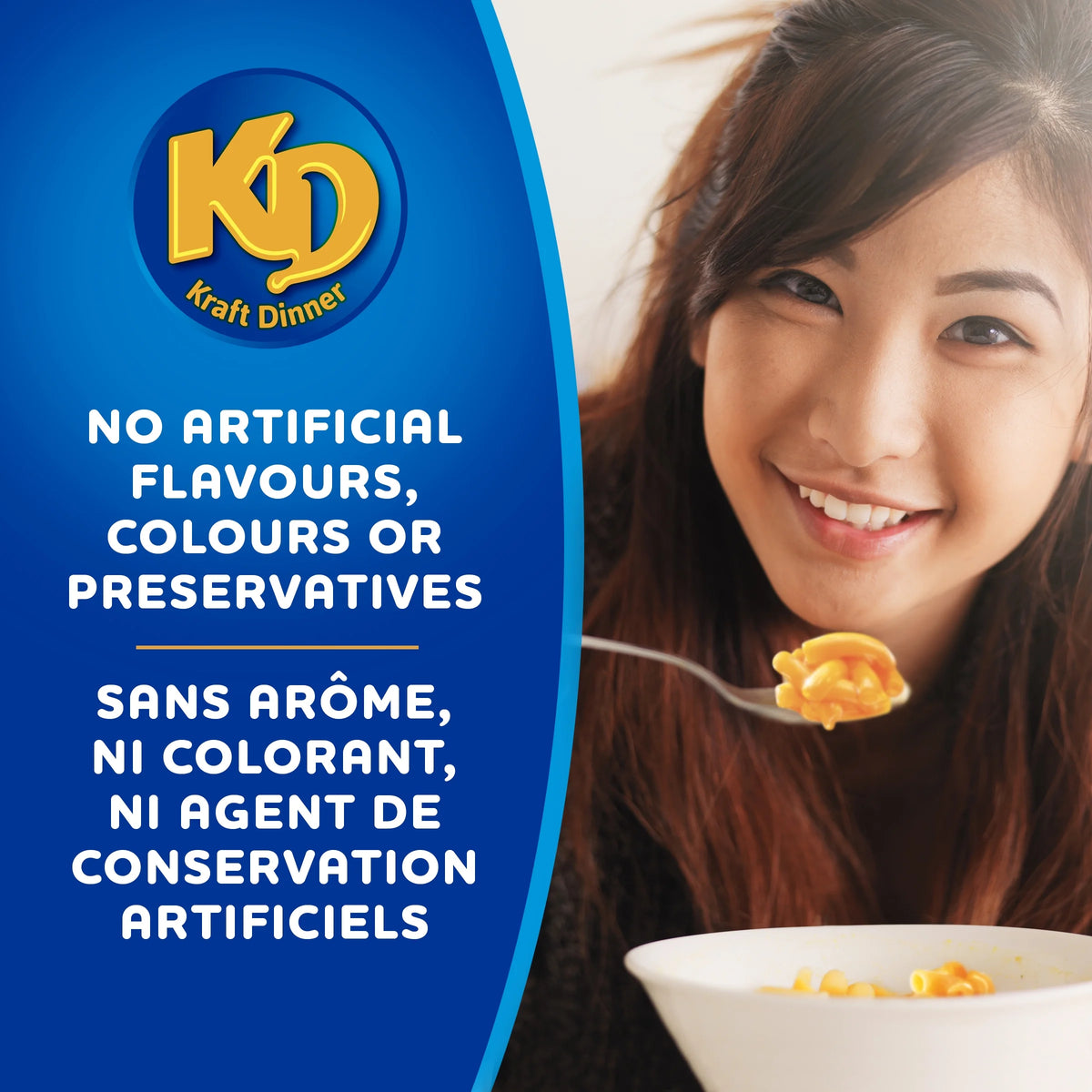 Kraft Dinner Original Macaroni & Cheese Dinner, 12 × 225 g