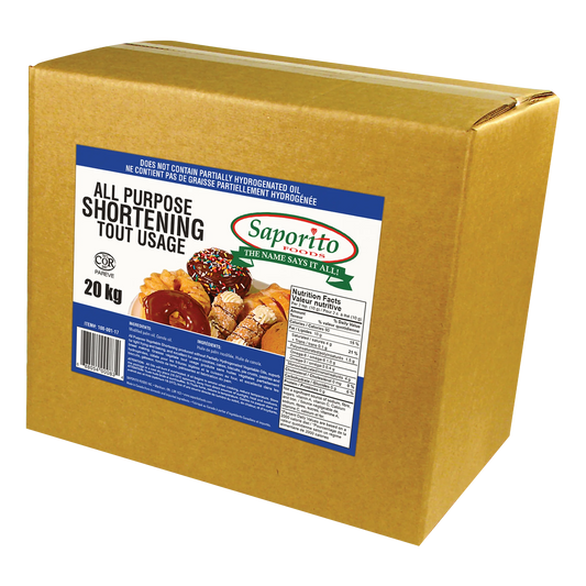 Saporito All-purpose Vegetable Shortening, 20 kg