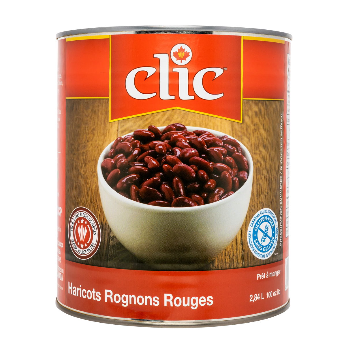 Clic Red Kidney Beans, 2.84 L