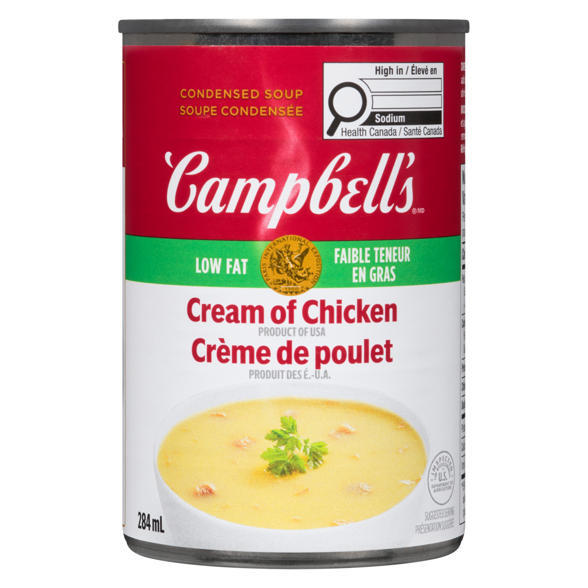 Campbell's Cream of Chicken Soup, Low Fat, 284 mL