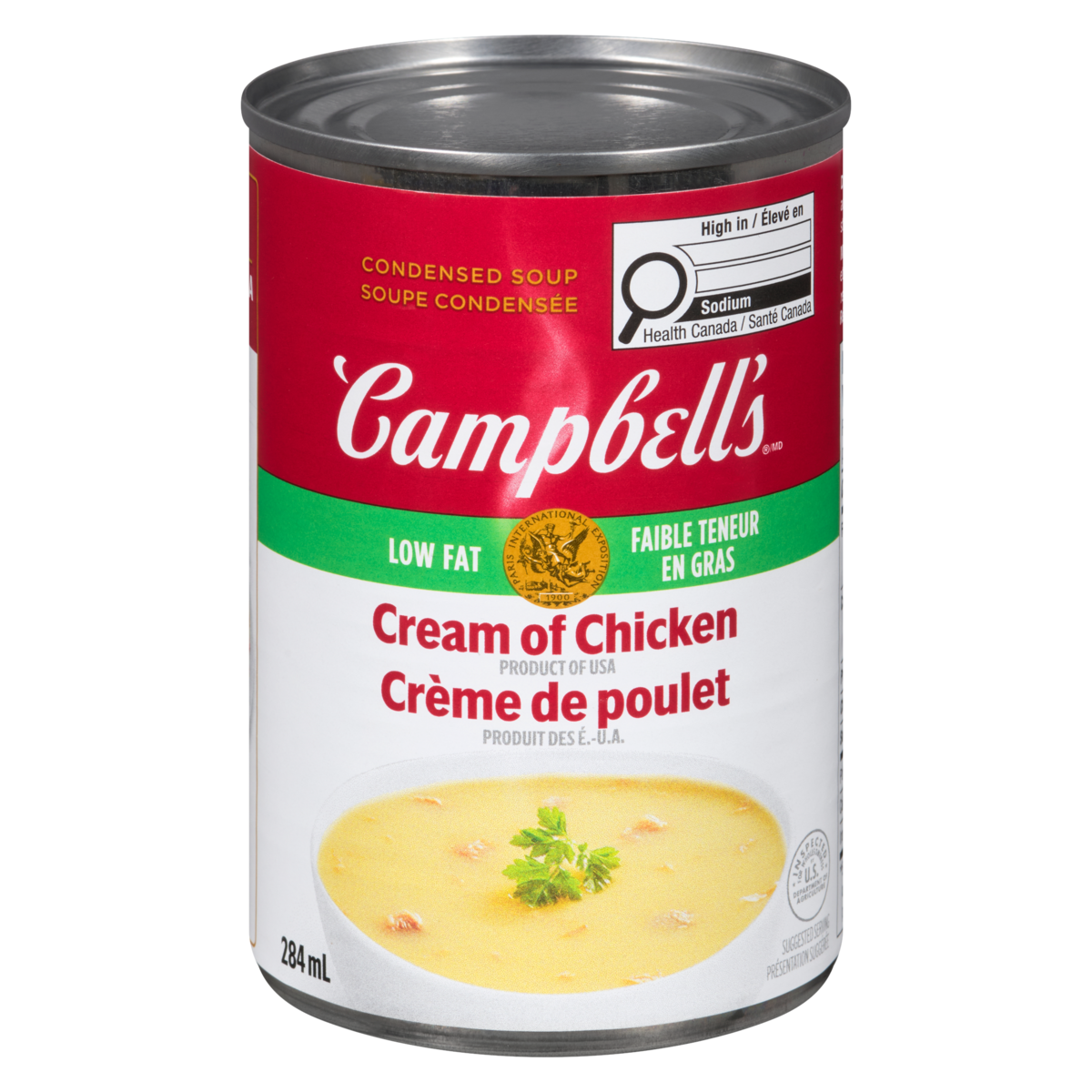 Campbell's Cream of Chicken Soup, Low Fat, 284 mL