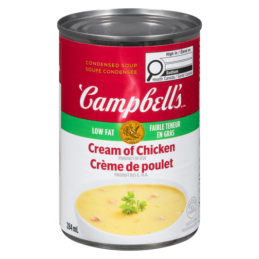 Campbell's Cream of Chicken Soup, Low Fat, 284 mL