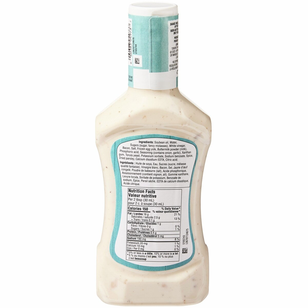 President's Choice Ranch with Bacon Dressing, 475 mL