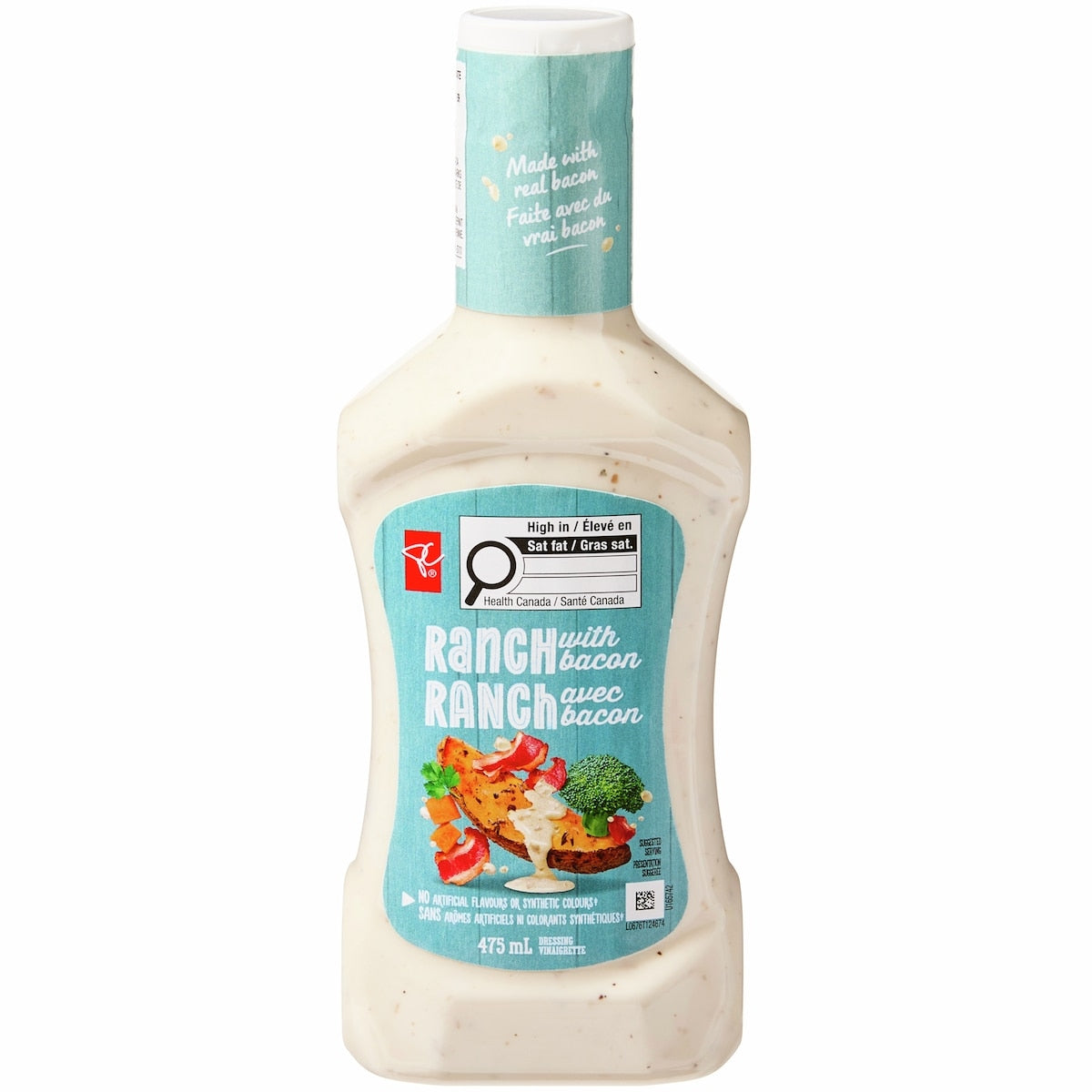 President's Choice Ranch with Bacon Dressing, 475 mL