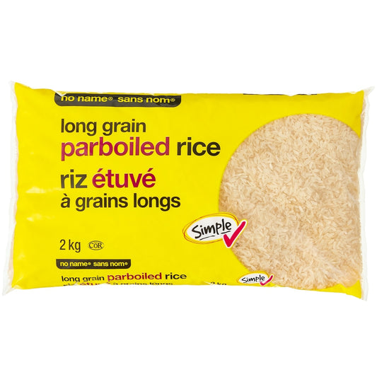 No Name Long Grain Parboiled Rice, 2 kg