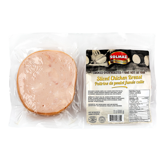Solmaz Sliced Oven Roasted Chicken Breast, 2 × 500 g