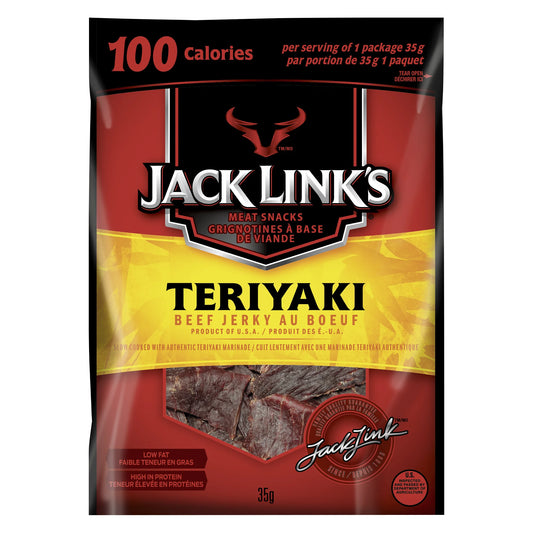 Jack Link's Teriyaki Beef Jerky, 12 × 35 g