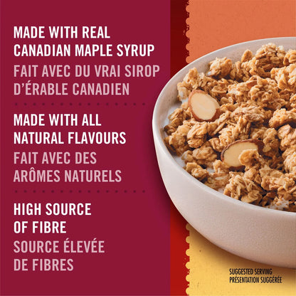 Quaker Harvest Crunch Canadian Maple Granola Cereal, 475 g