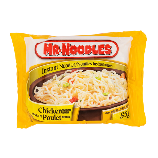 Mr. Noodles Chicken Flavour Flat Instant Noodles, 24 × 85 g