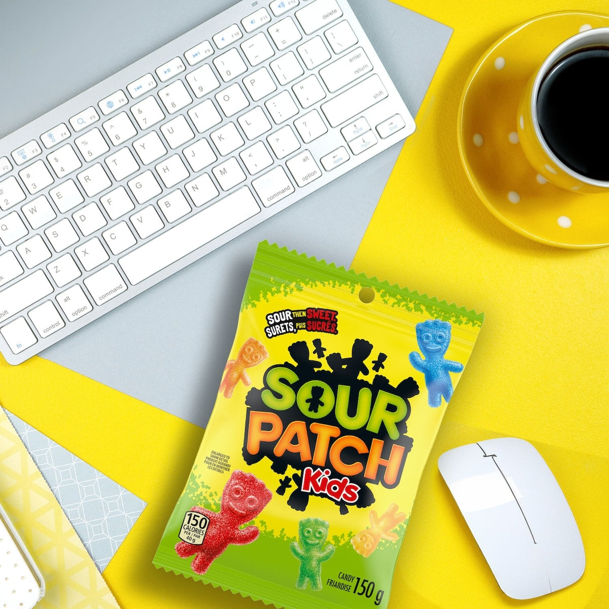 Maynards Sour Patch Kids Original Soft & Chewy Candy, 150 g
