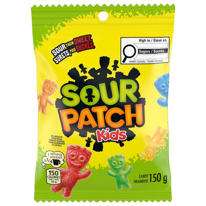 Maynards Sour Patch Kids Original Soft & Chewy Candy, 150 g