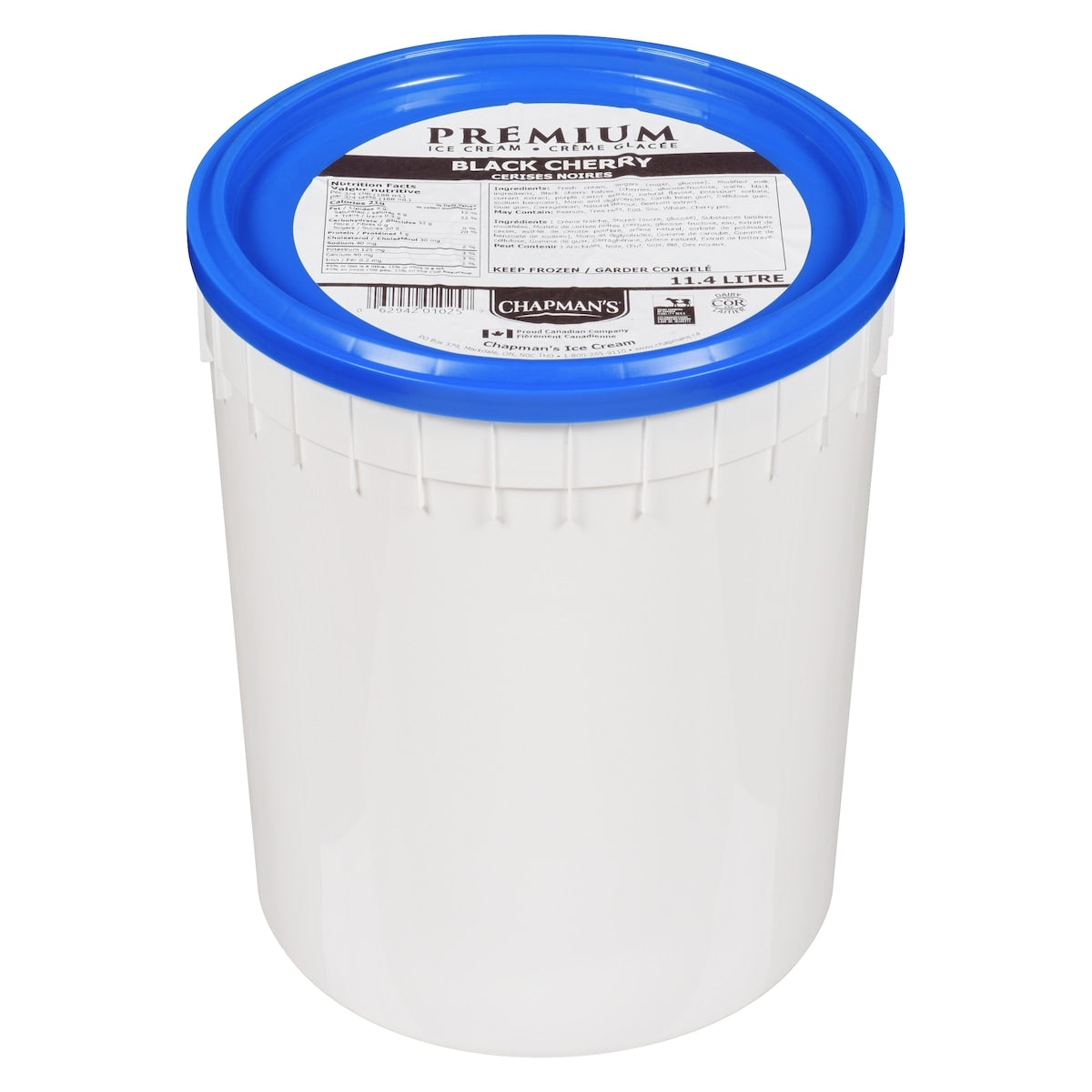 Chapman's Premium Black Cherry Ice Cream, 11.4 L