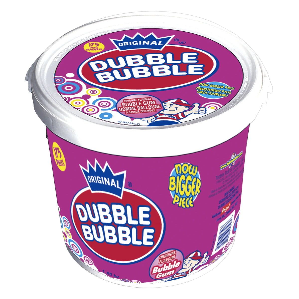 Dubble Bubble Gum, 175 × 6 g